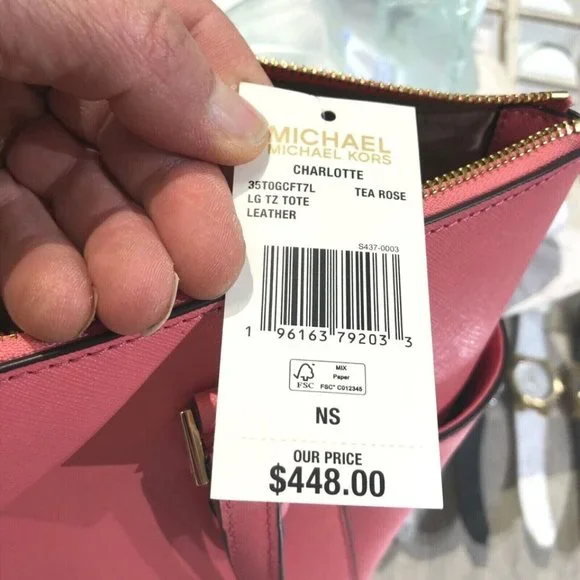 Michael Kors Tea Rose Leather Tote: Elegance in Bloom